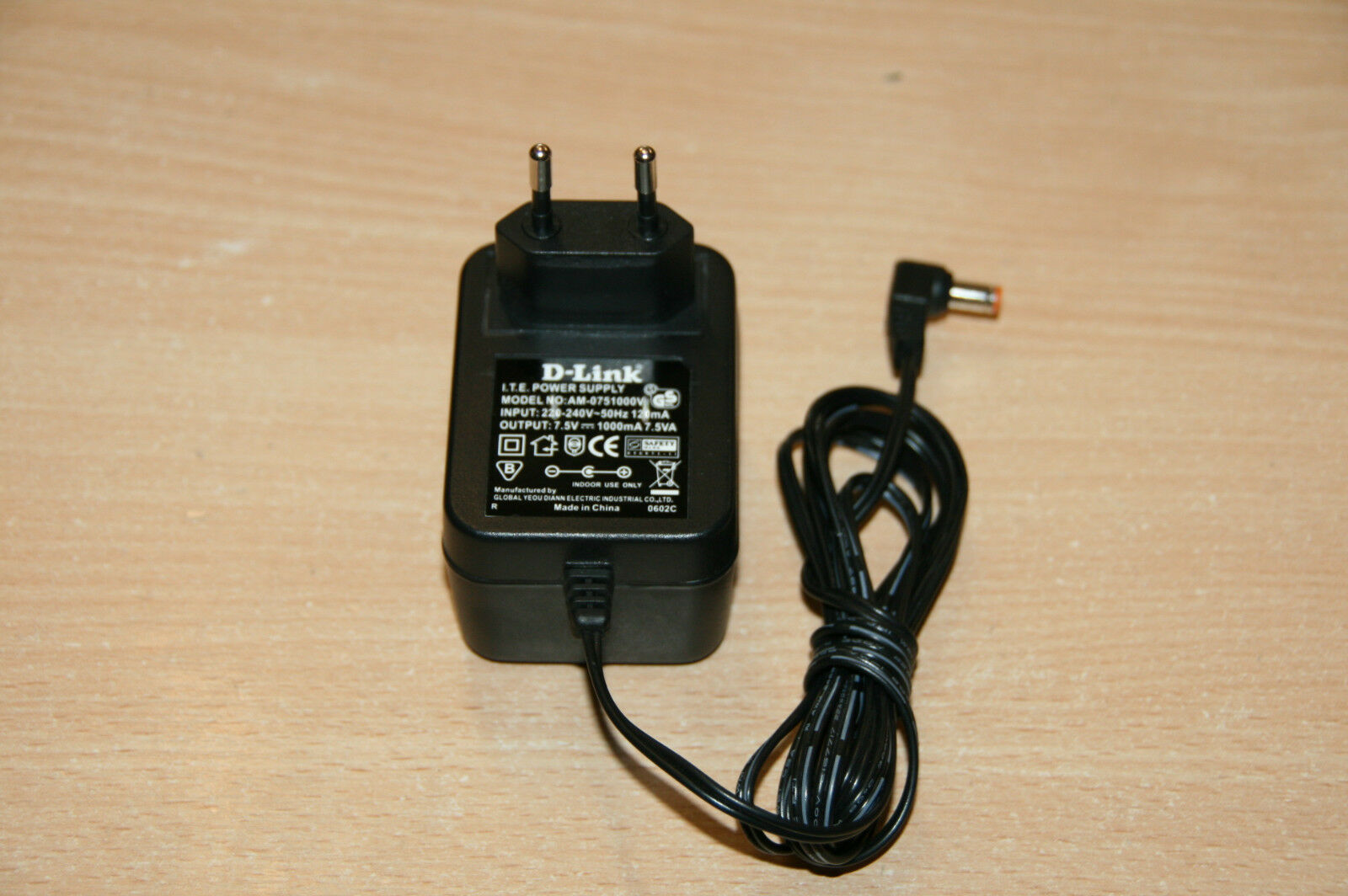 *Brand NEW* D-LINK AM-0751000V 7.5V 1000mA 7.5VA ac adapter - Click Image to Close